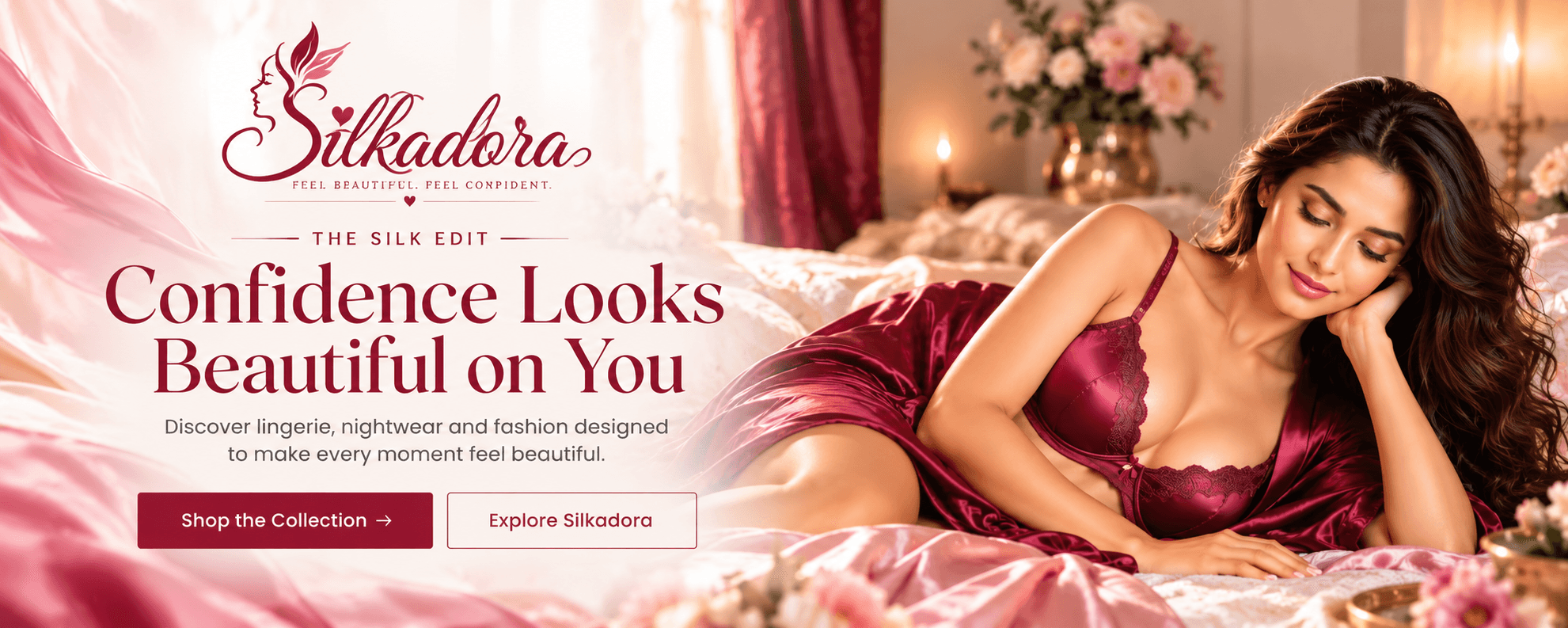 Silkadora - The Silk Edit. Confidence Looks Beautiful on You. Shop the Collection.